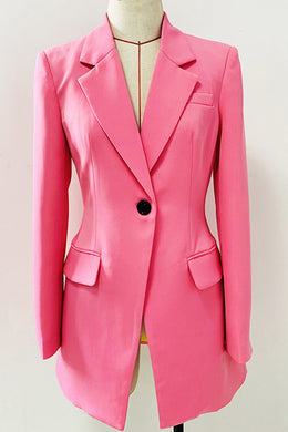 One Buckle Suit Coat With Pocket