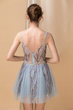Nina Spaghetti Strap Tulle A-line Dress