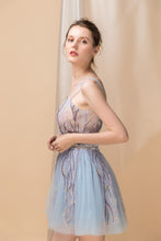 Nina Spaghetti Strap Tulle A-line Dress