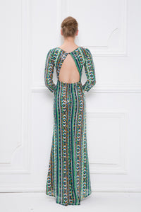 Audry Backless High-low Long Dress