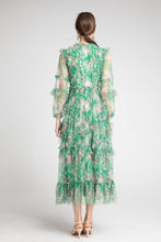 Sharon Floral Ruffle Midi Dress