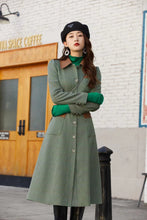 Waist Belted Button Down Long Coat