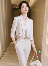 Lapel Collar Fashionable Short Suit Coat with Fringe