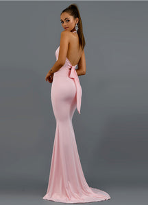 Elegant  fishtail  evening dress