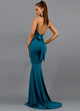Elegant  fishtail  evening dress