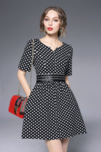 1/2 Sleeve Shirt A-line Dress