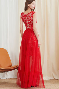 SLEEVELESS LACE MINI DRESS AND TULLE SKIRT TWO-PIECE SET