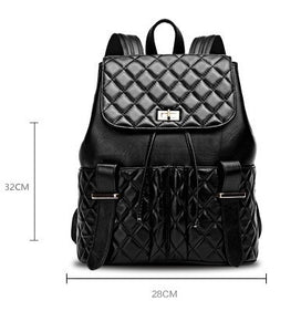 Lamb Leather Quilted Back Pack