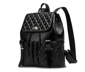 Lamb Leather Quilted Back Pack