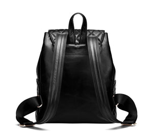Lamb Leather Quilted Back Pack