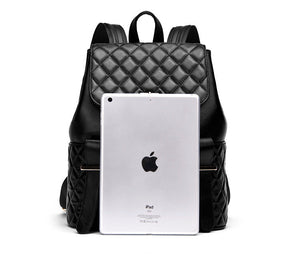 Lamb Leather Quilted Back Pack