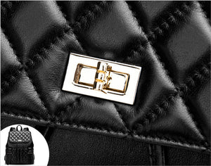 Lamb Leather Quilted Back Pack