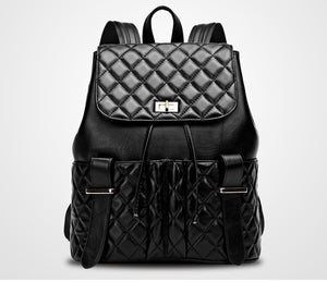 Lamb Leather Quilted Back Pack
