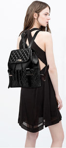 Lamb Leather Quilted Back Pack