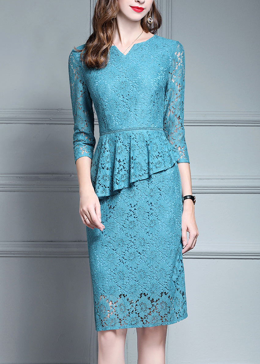 Three Quarter Sleeve Peplum Sheath Dress Vicky and Lucas Three Quarter Sleeve Peplum Sheath Dress Vicky and Lucas