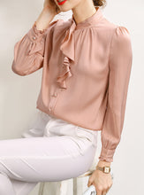 Deirdre Ruffle Accent Button Down Shirt