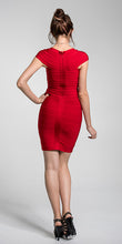 Square Neck Bandage Dress